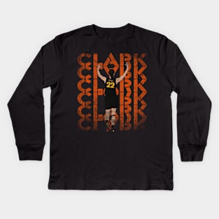 distressed clark 22 Kids Long Sleeve T-Shirt